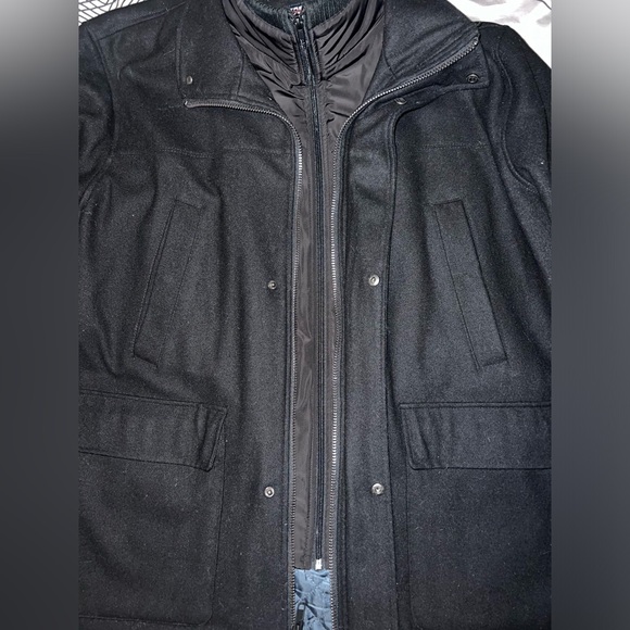 Long Wool Blend Coat - Picture 3 of 11